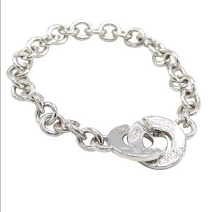 Sterling Silver TIFFANY & CO. interlocking circles link bracelet